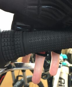 FIRELION Bike Gloves for Men/Women Cycling,Cycling Gloves for Outdoor MTB DH Road Racing,Full Finger Half Finger Padded Bicycle Protective Gloves,Non-Slip Shock-Absorbing Touchscreen Riding Gloves Medium Red 18 71MOKNEIMXL