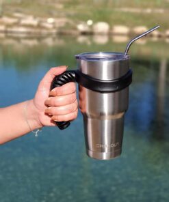Alternative view of CHILLOUT LIFE Handle for YETI Cup 30 oz - Ozark Trail 30 oz Tumblers, Comfortable Replacement Handle for 30 oz YETI Tumbler & More (Black Handle Only) 30 oz - 1 Pack Black