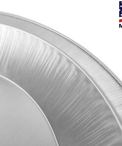 KitchenDance Disposable Smooth-Wall Aluminum Pie Pans Plate Tin - 9" Aluminum Baking Pan for Baking, Storing - Perfect for Home, Restaurants, 50 Count 15 71MQ6Z3rYpL