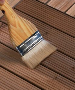 Yaheetech 27PCS Interlocking Patio Deck Tiles 12 x 12in Wood Floor Tiles Outdoor Flooring for Patio Garden Deck Poolside Brown Brown-straight 38 71MQQAyI0lL