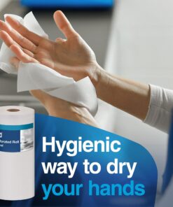 Tork Handi-Size Perforated Roll Towel White, Certified Compostable, 30 x 120 Towels, HB9201 Small Paper Towel 14 71MQbLCILpL