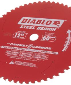 Diablo D1260CF 12-inch Steel Demon 60T Cermet II Carbide Ferrous Metal Saw Blade 15 71MQoJjigL