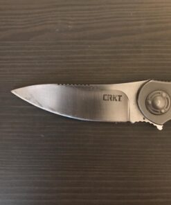 COLUMBIA RIVER KNIFE & TOOL Hootenanny EDC Folding Pocket Knife: Hunting, Outdoor, Everyday Carry, Satin Blade, Friction Grooves, IKBS Ball Bearing Pivot, Stainless Bolster, Nylon Handle, Pocket Clip K300KXP, Purple 44 71MS5lOAZqL