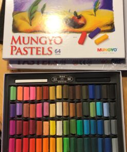 Mungyo Non Toxic Square Chalk, Soft Pastel, 64 Pack, Assorted Colors (B441R078-7003A) 46 71MTKA3u9GL