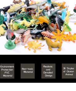 Fun Central 90 Pack - Underwater Deep Sea Animal Toy Figures - Assorted Pack 34 71MTe5edoRL