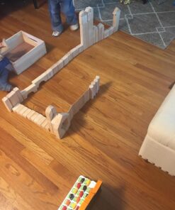 Melissa & Doug Standard Unit Solid-Wood Building Blocks With Wooden Storage Tray (60 pcs) - Classic Blocks For Toddlers Ages 3+ 56 71MTjzQo13L