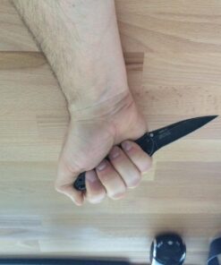 Kershaw Leek BlackWash Folding Pocketknife, 3" 14C28N Stainless Steel Blade, Assisted Opening Folding EDC 47 71MToLel57L