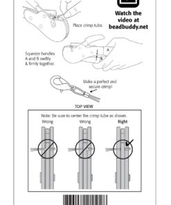 The Bead Buddy 1 Step Crimper One Squeeze Crimp Tool 22 71MUFRg9JTL