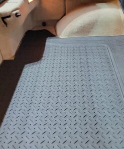 BDK-MT-785 Heavy Duty Cargo Liner Floor Mat-All Weather Trunk Protection, Trimmable to Fit & Durable HD Rubber Protection for Car SUV Sedan Auto - Black 44 71MUJU7WKgL 2