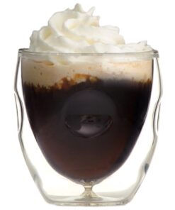 Ozeri Moderna Artisan Series Double Wall Beverage and Espresso Shot Glasses, 2-Ounce, Set of 4 4 Count (Pack of 1) Clear 13 71MUKJV7NiL