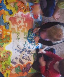 Kids Toys Water Doodle Mat: Dinosaur Painting Coloring Pad for Toddlers 1-3 - Aqua Magic Drawing Board for 2 3 4 Year Old Toddler Arts and Crafts Christmas Birthday Gifts for Girls Boys Age 2-4 3-5 52 71MVSbBYwjL