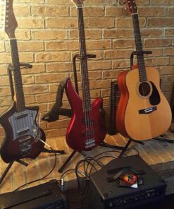 On Stage XCG4 Velveteen Padded Tubular Guitar Stand - (3 Pack) 3 Pack 33 71MVxNi4ZhL