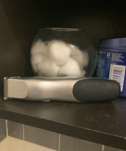 WAHL Groomsman Battery Operated Facial Hair Trimmer for Beard & Mustache Trimming Including Light Detailing and Body Grooming – Model 9906-717V Silver 19 71MWP6DPlqL