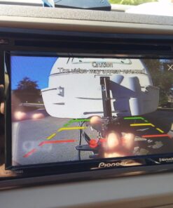 AUTO-VOX Cam1 HD Car Rear View Backup Camera of License Plate for Truck & RV with The Features of IP68 Waterproof High Brightness Light Sensor Night Vision LEDs,Fit All Cars 45 71MX2PABlrL