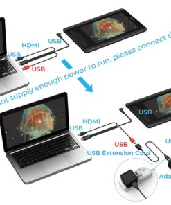 XP-PEN Artist12 11.6 Inch FHD Drawing Monitor Pen Display Graphic Monitor with PN06 Battery-Free Multi-Function Pen Holder and Glove 8192 Pressure Sensitivity 30 71MXaVk9AzL