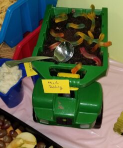 TOMY John Deere 15" Big Scoop Dump Truck with Sand Tools, Brown/a Retail Packaging 11 71MYspeiDL