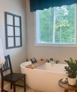 ROYAL CRAFT WOOD Luxury Bathtub Caddy Tray, One or Two Person Bath and Bed Tray, Bonus Free Soap Holder (Natural Bamboo Color) (Natural) Natural (Classic) 43 71MZBHbqLRL