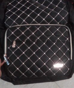 Bamomby Diaper Bag, Diaper Bag Backpack for Baby Boys Girls, Multifunction Large Rucksack Diaper Bags with Changing Pads, Waterproof Travel Back Pack Knapsack for Dad & Mom -Stylish Black 80 71MZXHcoIL 1