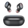 kurdene Bluetooth Wireless Earbuds, S8 Deep Bass Sound 38H Playtime IPX8 Waterproof Earphones Call Clear with Microphone in-Ear Bluetooth Headphones Comfortable for iPhone, Android Small Black