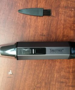 ToiletTree Products Nose Hair Trimmer with LED Light - Stainless Steel, Heavy-Duty Casing - Ear & Nose Hair Trimmer - Men's Grooming Trimmer for Beard, Eyebrows, and Ears 45 71MaGRFrMPL