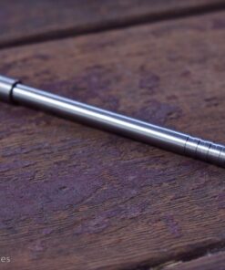 PicoPen Ti -Titanium Mini Ballpoint Pen with Magnetic Keychain Holder, Black Ink Medium Point Pocket Pen for Writing, Bullet Journaling, Taking Notes in Office, Business, and Everyday Carry 27 71Mad HgQGL