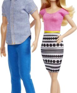 Barbie Dolls, Barbie and Ken Doll 2-Pack Featuring Blonde Hair and Bright Colorful Clothes, Kids Toys (Amazon Exclusive) 15 71Mafj7u3ML
