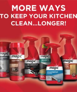 Magic Stainless Steel Cleaner & Polish Trigger Spray - Protects Appliances From Fingerprints and Leaves a Streak-free Shine - 14 fl. Oz. 14 Fl Oz (Pack of 1) 16 71McL0DDqjL