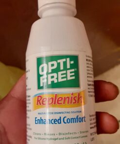 Opti-Free Replenish Multi-Purpose Disinfecting Solution with Lens Case, Twin Pack, 10-Fluid Ounces Each - 2 Count(Pack of 1) 32 71McyJybVjL