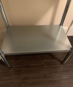 GRIDMANN Stainless Steel Kitchen Prep Table 36 x 24 Inches with Backsplash & Under Shelf, NSF Commercial Work Table for Restaurant and Home 36 in Long x 24 in Deep 43 71MdPJYxWyL 1