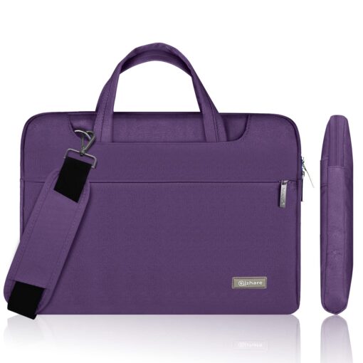 Qishare Laptop Case Laptop Shoulder Bag 11.6-12" Purple