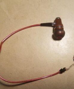 Symphonized NRG 2.0 Wood Earbuds Wired, in Ear Headphones with Microphone for Computer & Laptop, Noise Isolating Earphones for Cell Phone, Ear Buds with Booming Bass (Lava Red) 28 71MdrWcknqL