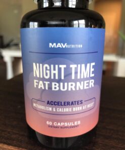 MAV NUTRITION Weight Loss Pills Night Time Fat Burner for Women & Men | Sleep Aid Diet Pills, Appetite Suppressant, Metabolism Boost, Carb Blocker; 60 Count 16 71MfO8NQksL