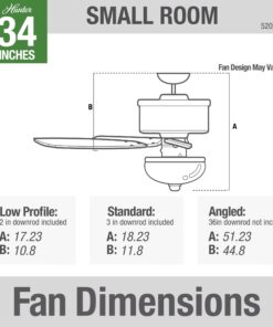 Hunter Fan Company 52090 Hunter Watson Indoor ceiling Fan with LED Light and Pull Chain Control, New Bronze finish 26 71Mg1iqzs2L