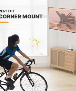 Perlegear Full Motion TV Wall Mount Bracket for Most 13-42 Inch LED LCD Flat Curved Screen TVs & Monitors, Swivel Tilt Extension with Articulating Arms, Max VESA 200x200mm up to 44lbs 23 71Mg2323o4L 1