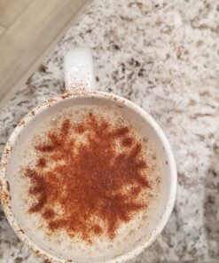 Lofekea Stainless Steel Powder Shakers Coffee Cocoa Cinnamon Shaker Cans Mesh Duster with 16PCS Stainless Steel Barista Coffee Decorating Stencils Template for Latte Cappuccino, Cupcake Stencils Stencil and Shaker 29 71MgFLWSMlL