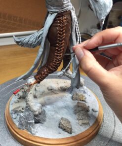 AIT Art Select Red Sable Detail Brush Set, 7 Pure Russian Sable Paint Brushes, Handmade in Germany for Crafting Exquisite Details Using Oil, Acrylic, or Watercolors 61 71MgfAcgY5L