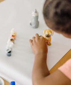 Melissa & Doug Created by Me! Pet Figurines Craft Kit (Resin Dog and Cat, 6 Paints, Paintbrush) Pets 15 71MhPu3kOL