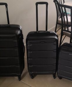 Samsonite Omni PC Hardside Expandable Luggage with Spinner Wheels, 3-Piece Set (20/24/28), Black 3-Piece Set (20/24/28) 44 71Mhy1lWgIL