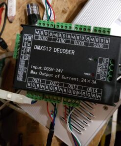 High Power 24 Channel 3A/CH DMX512 Controller Led Decoder Dimmer for Project 17 71MiZbB0MPL