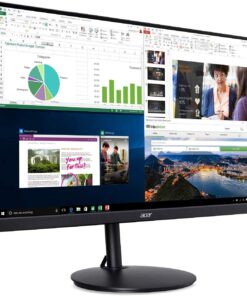 Acer CB272 bmiprx 27" Full HD (1920 x 1080) IPS Zero Frame Professional Home Office Monitor with AMD Radeon Free Sync, Height Adjustable Stand with Tilt & Pivot | Display, HDMI & VGA ports, Speakers Base 27-inch 31 71Mie71oTL 2