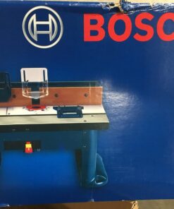 BOSCH RA1181 Benchtop Router Table 27 in. x 18 in. Aluminum Top with 2-1/2 in. Vacuum Hose Port 70 71MjoUokKIL