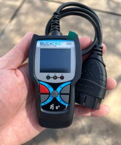 BLCKTEC 420 Bluetooth OBD2 Scanner Diagnostic Tool - Vehicle Code Reader for Car - Clears Check Engine Light - Comes with Premium OBD App On IOS & Android - Works For All Cars 1996 & Newer 44 71Mk0tFugAL