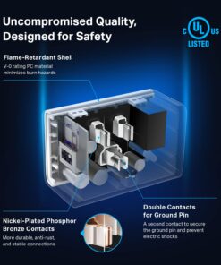 Kasa Smart Plug Mini 15A, Smart Home Wi-Fi Outlet Works with Alexa, Google Home & IFTTT, No Hub Required, UL Certified, 2.4G WiFi Only, 4-Pack(EP10P4) , White 22 71MkXM8 h0L 1