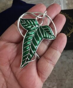 The Noble Collection Lord of The Rings: LóRien Leaf Brooch 24 71MkZUyR2hL