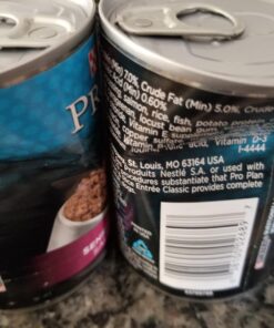 Purina Pro Plan Sensitive Skin and Stomach Dog Food Pate, Sensitive Skin and Stomach Salmon and Rice Entree - 13 oz. Can Salmon & Rice - Wet Dog Food (12) 13 oz. Cans 35 71MlVyIQBKL