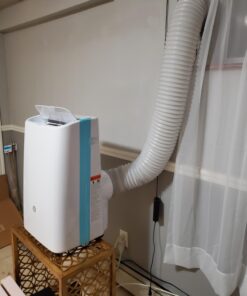 Portable Air Conditioner Hose - AC Hose with 5.9" Diameter, Anti-Clockwise Thread, Length up to 80" - Exhaust Hose for Portable Air Conditioner Vent Compatible with Delonghi & LG Air Conditioner Parts Anti-Clockwise 5.9 inch 32 71MmKN3bFbL