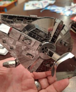 Metal Earth Fascinations ICONX Premium Series Star Wars Millennium Falcon 3D Metal Model Kit 40 71Mmg1k63lL