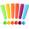 Silicone Popsicle Molds / Ice Pop Maker - Multi Color, Set of 6 with Lids - (Bright ) .. By Sunsella 37 71MnCVz0twL