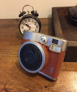 Fujifilm Instax Mini 90 Instant Film Camera (Brown) Brown Camera Only 51 71MnMlsw 2L