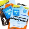 Gaming Battle Party Invitations - 20 Invitations + 20 Envelopes - DOUBLE SIDED - Video Game Invitations - Game Truck Party Supplies - Battle 20ct 25 71MnNyqVmL